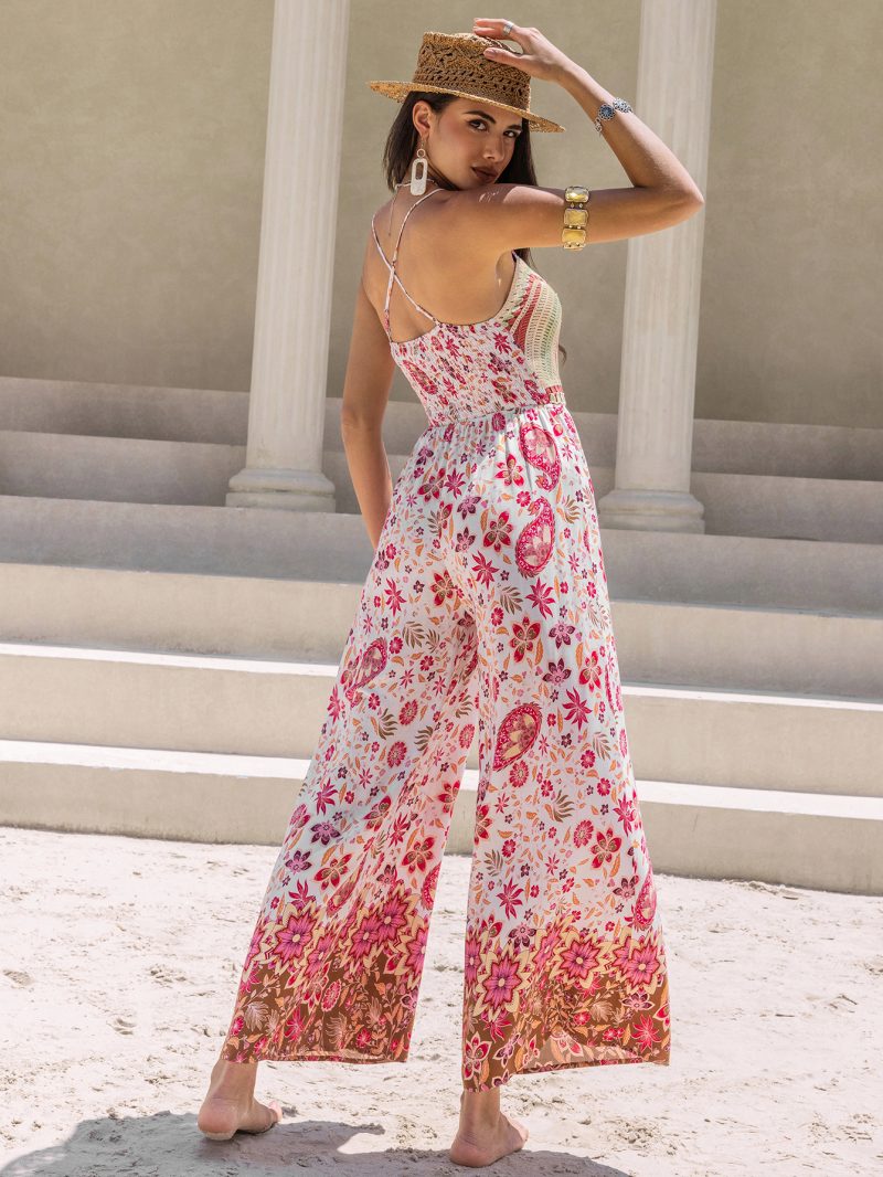 Backless Women's Jumpsuit with Suspenders - Image 5