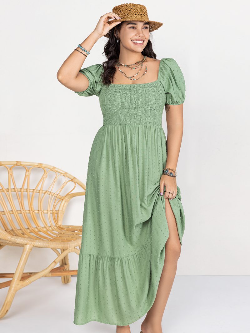 Plus Size A-line Dress Suitable for Multiple Occasions - Image 5