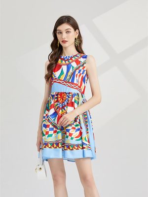 Contemporary Slim Fit Swing Dress: Stay on Trend with Fashionable Flair!