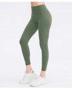 Double-Sided Brushed Nude Feel Yoga Pants for Women