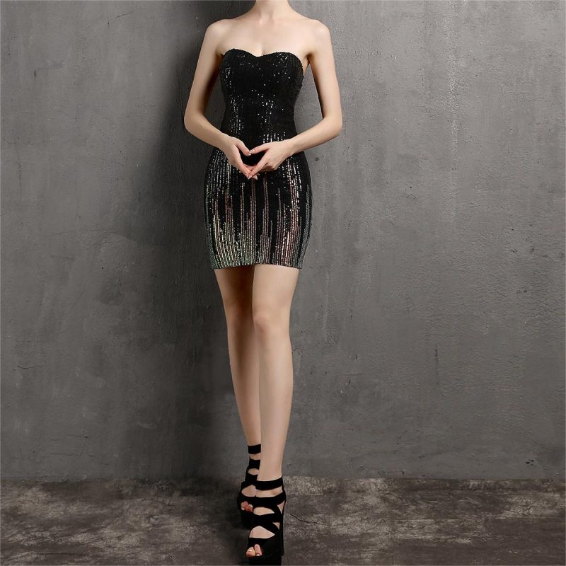 Short Evening Cocktail Dress: Women's Elegant Nightclub