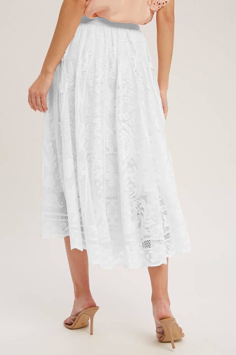 Mid-Length Sweet Fairy Lace Mesh Skirt: Popular Women's Spring Summer - Image 5
