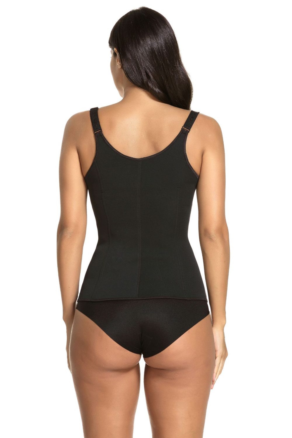 Sweat-Wicking Sports Corset: Zipper Vest - Image 4