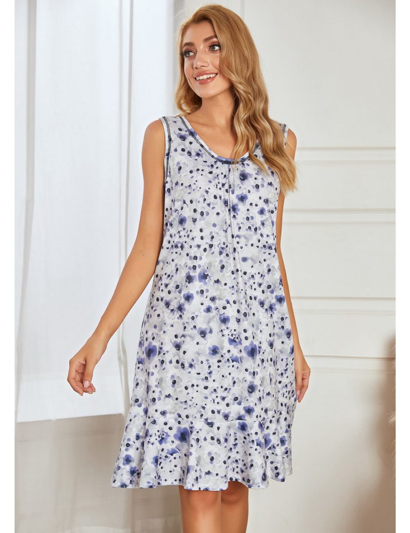 Add a Touch of Freshness to Your Sleep Routine with this Floral Homewear Nightdress!