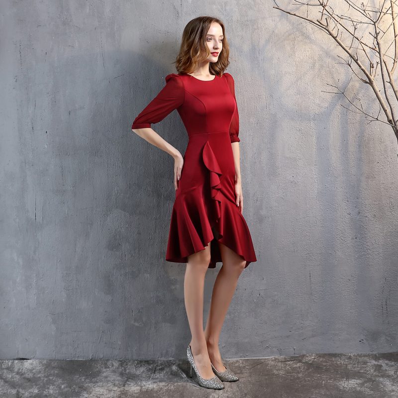 Elegant Socialite Night Out Dress: Women's Short - Image 3