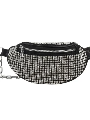 Shiny Diamonds Luxury Rhinestone Chest Bags