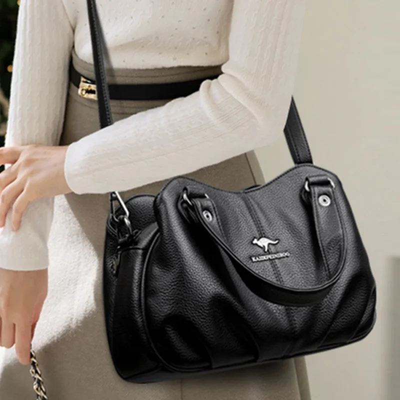 Designer High Quality Shoulder 3 Layers Large Capacity Bag - Image 4