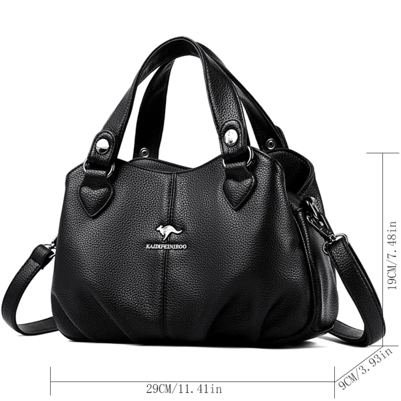 Designer High Quality Shoulder 3 Layers Large Capacity Bag - Image 5
