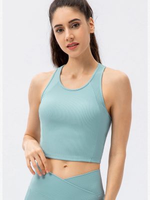 High-Strength Integrated Yoga Vest with Chest Pad: Women’s Sports Bra