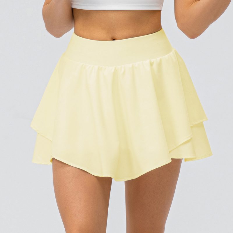 Spring/Summer Breathable Running Culottes: Yoga Exercise Skirt - Image 3