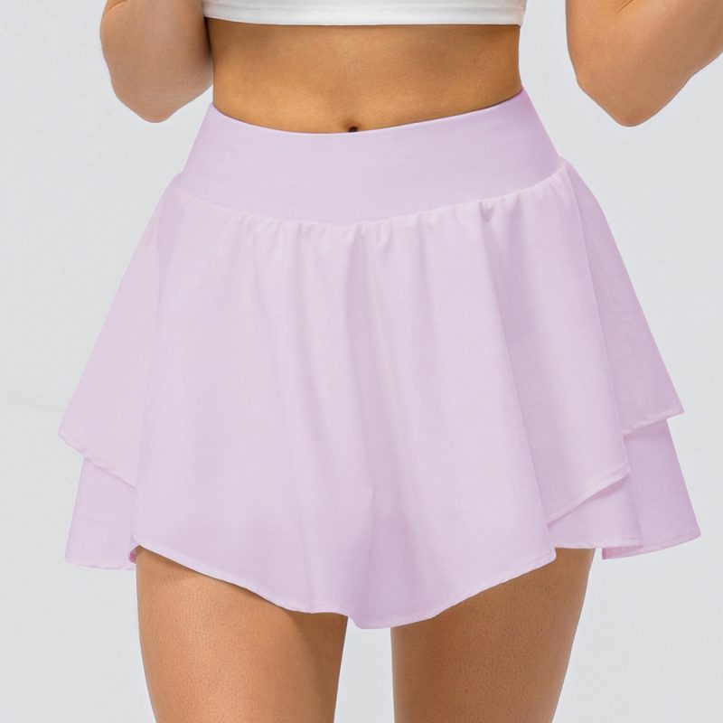 Spring/Summer Breathable Running Culottes: Yoga Exercise Skirt - Image 4