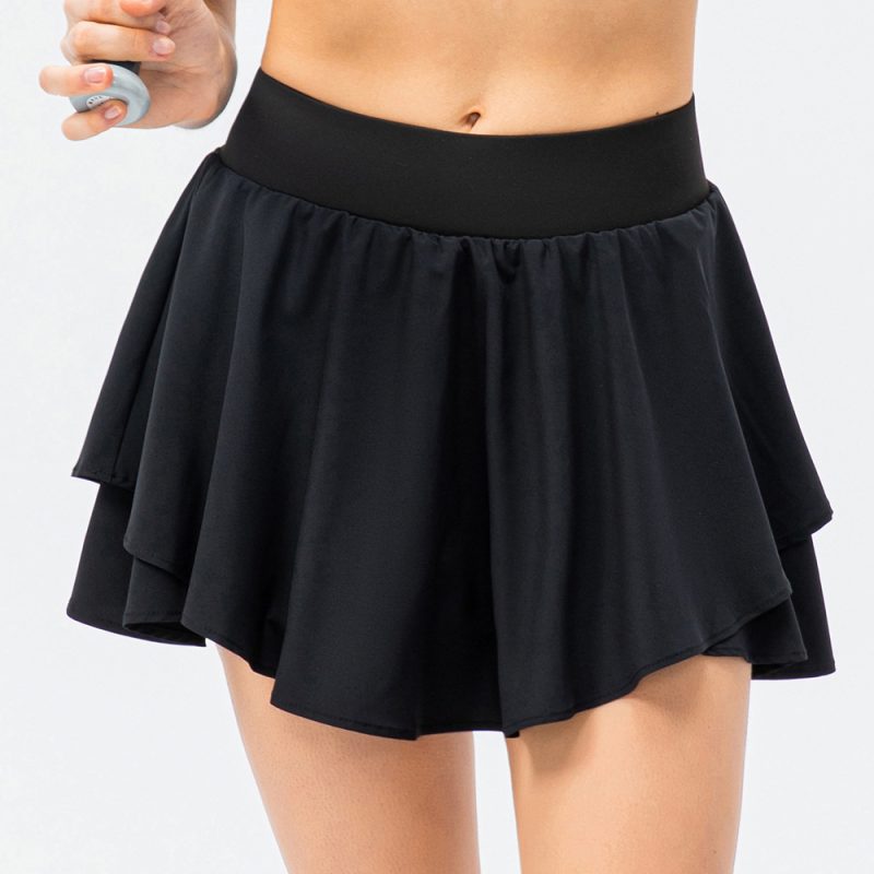 Spring/Summer Breathable Running Culottes: Yoga Exercise Skirt - Image 5
