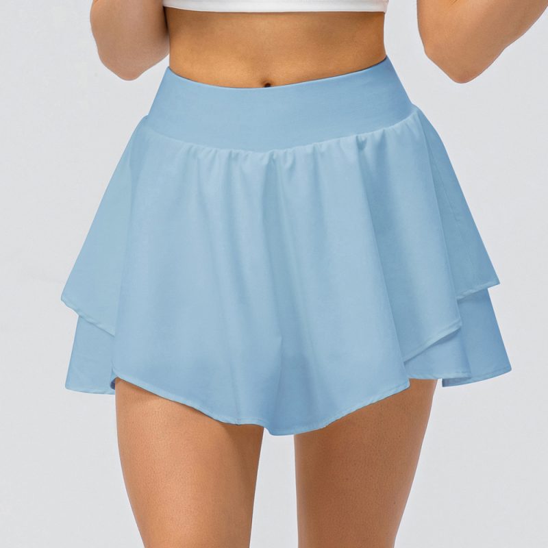 Spring/Summer Breathable Running Culottes: Yoga Exercise Skirt - Image 6