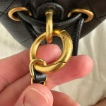 Eco Genuine Leather Quilted Drawstring Bucket Bag photo review