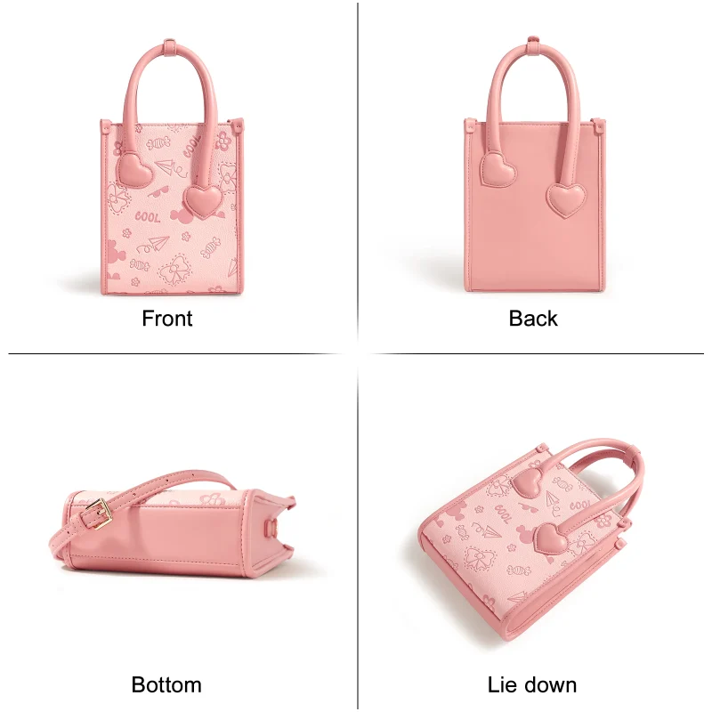 Cool Trend Printed Strap Shoulder Crossbody Bag - Image 4