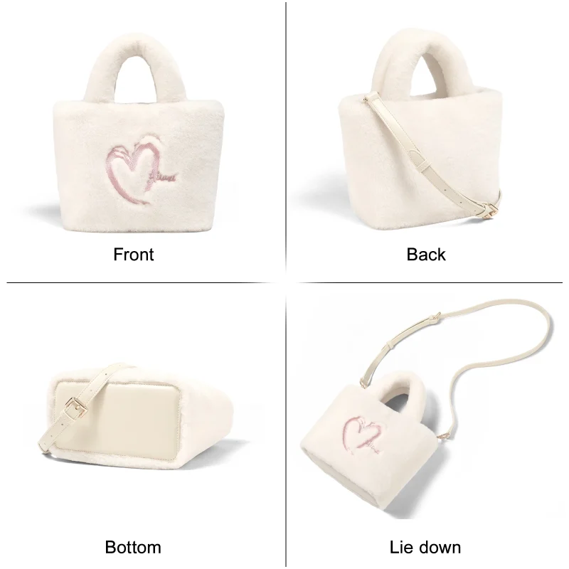 Cute Plush Unique Design Crossbody Bag - Image 4