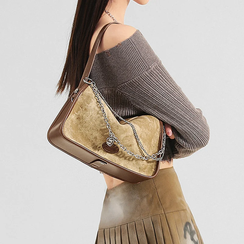 Luxury Retro Chain Decoration Shoulder Bag - Image 2