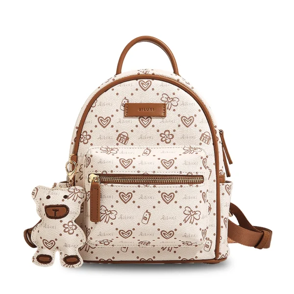 High-Quality Eco Mini Love Print Backpack - Image 3