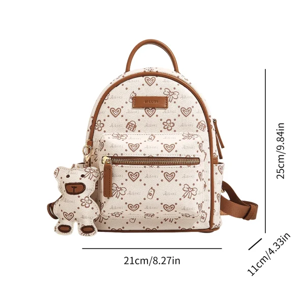 High-Quality Eco Mini Love Print Backpack - Image 4