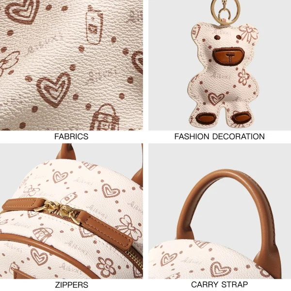 High-Quality Eco Mini Love Print Backpack - Image 6