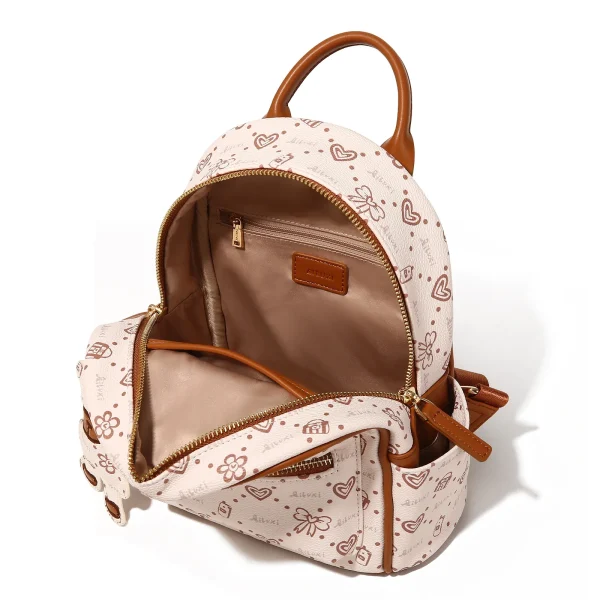 High-Quality Eco Mini Love Print Backpack - Image 7