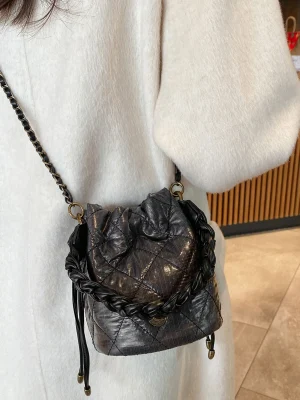 Eco Retro Quilted Bucket Bag