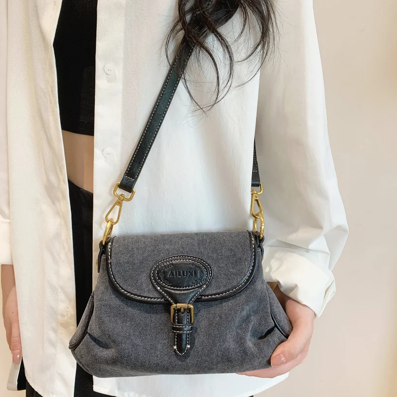 Eco Vintage Cowboy Shoulder Crossbody Bag - Image 2