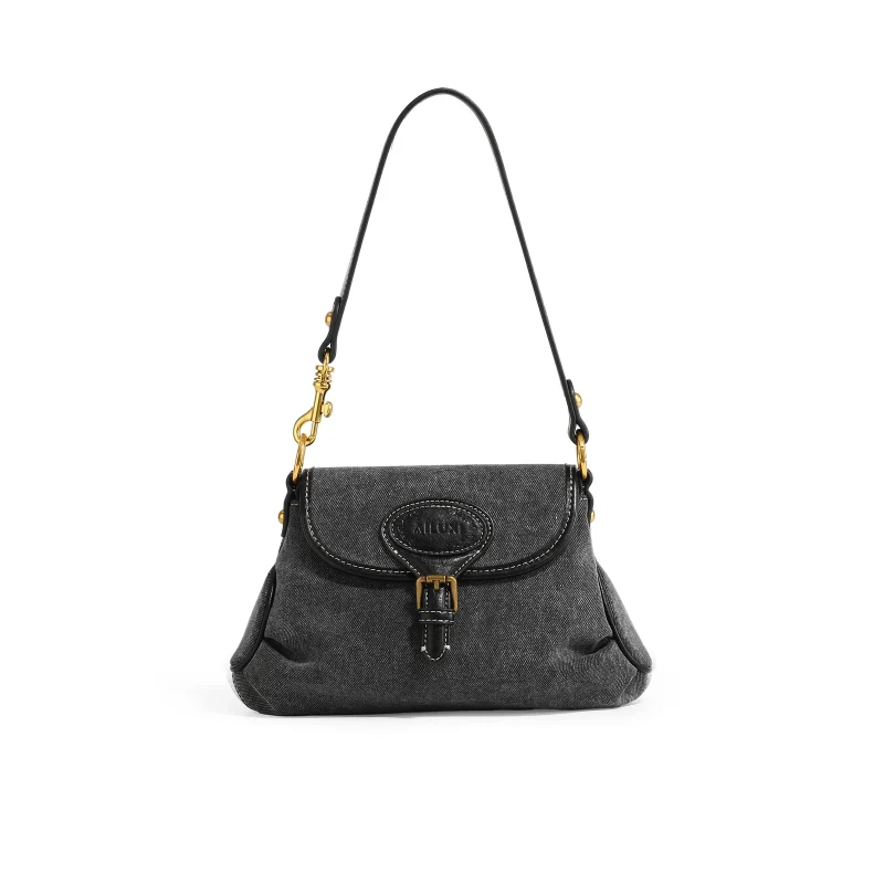 Eco Vintage Cowboy Shoulder Crossbody Bag - Image 6