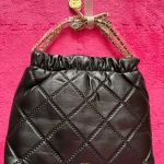 Genuine Leather Quilted Large Capacity Crossbody Bag With Chain Strap photo review