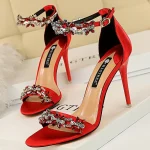 Eco Designer High Heels Rhinestone Heels - Image 4