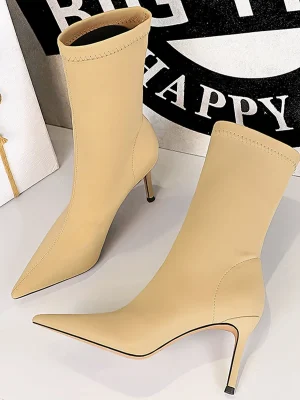 Eco Ankle Sexy High-heel Boots