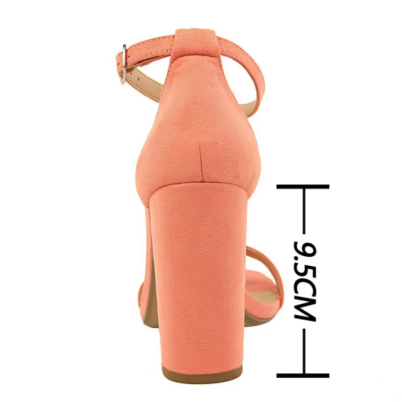 Eco Suede Sexy High Heels - Image 7