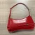 Red shoulder bag