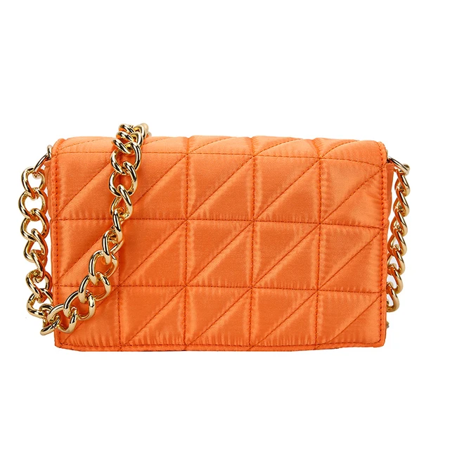 Orange shoulder bag