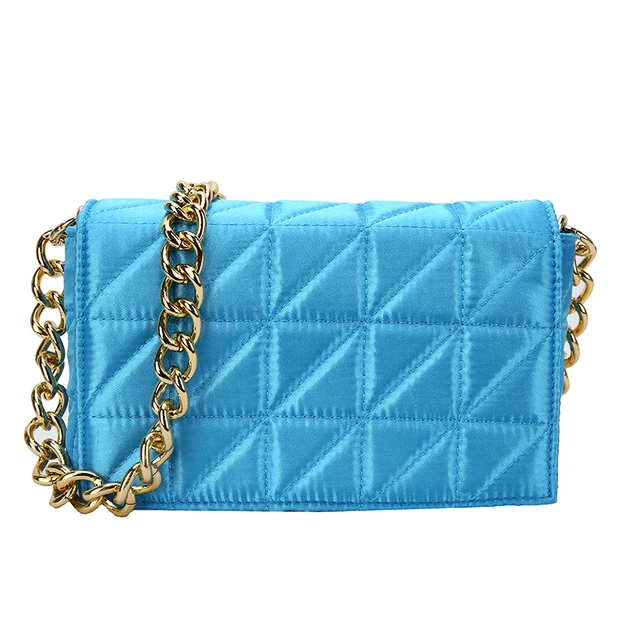 Blue shoulder bag