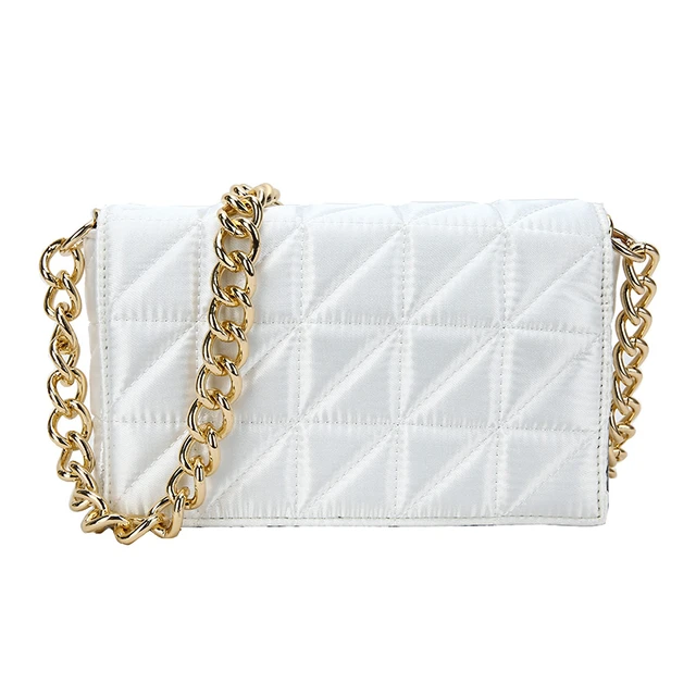 White shoulder bag