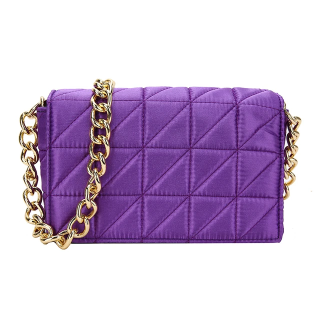 Purple shoulder bag