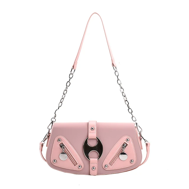 Pink shoulder bag