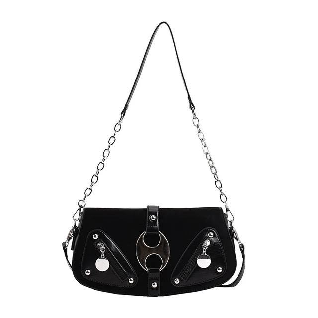 Black shoulder bag