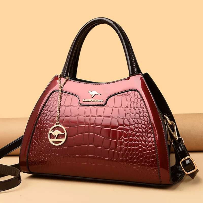 Brand High Quality Leather Luxury Designer Shoulder Messenger Bag - Image 2