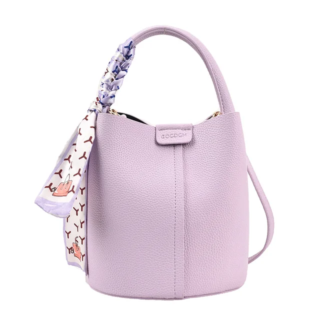 Purple handbag