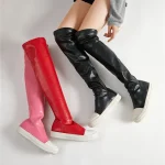 Eco Black Over The Knee Boots - Image 4
