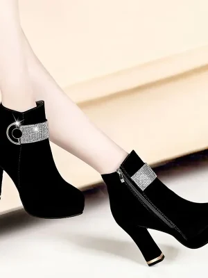 Eco High-heeled Ankle Boots