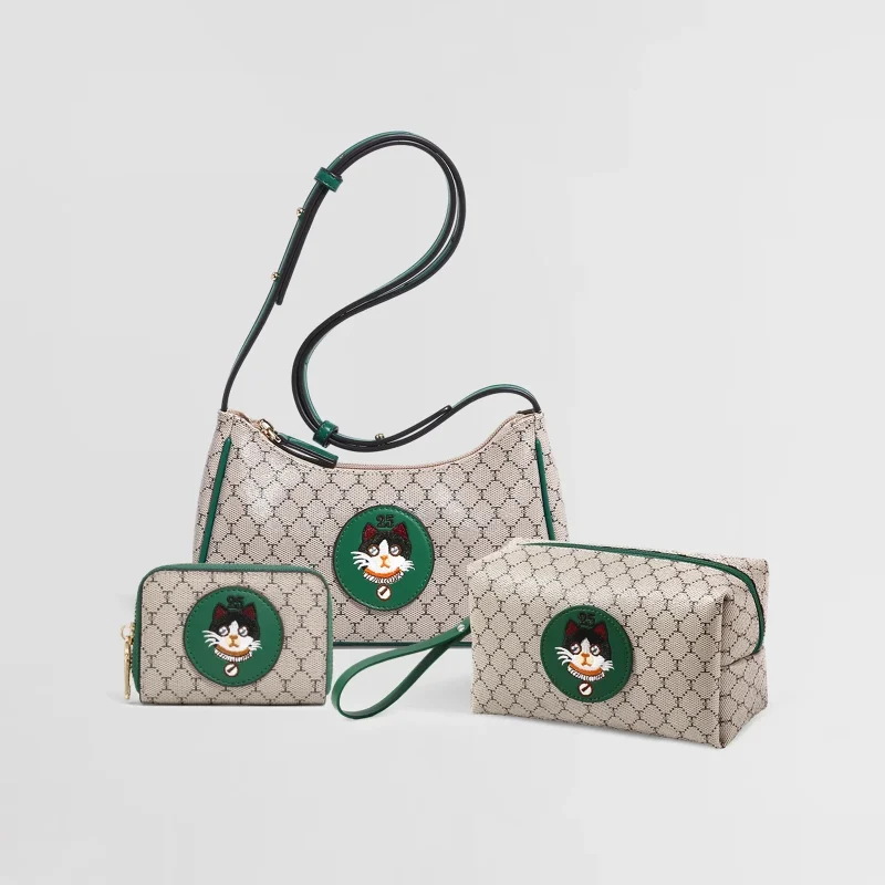 Luxury Original Design Cat Multifunctional Set Combo Bag - Image 2
