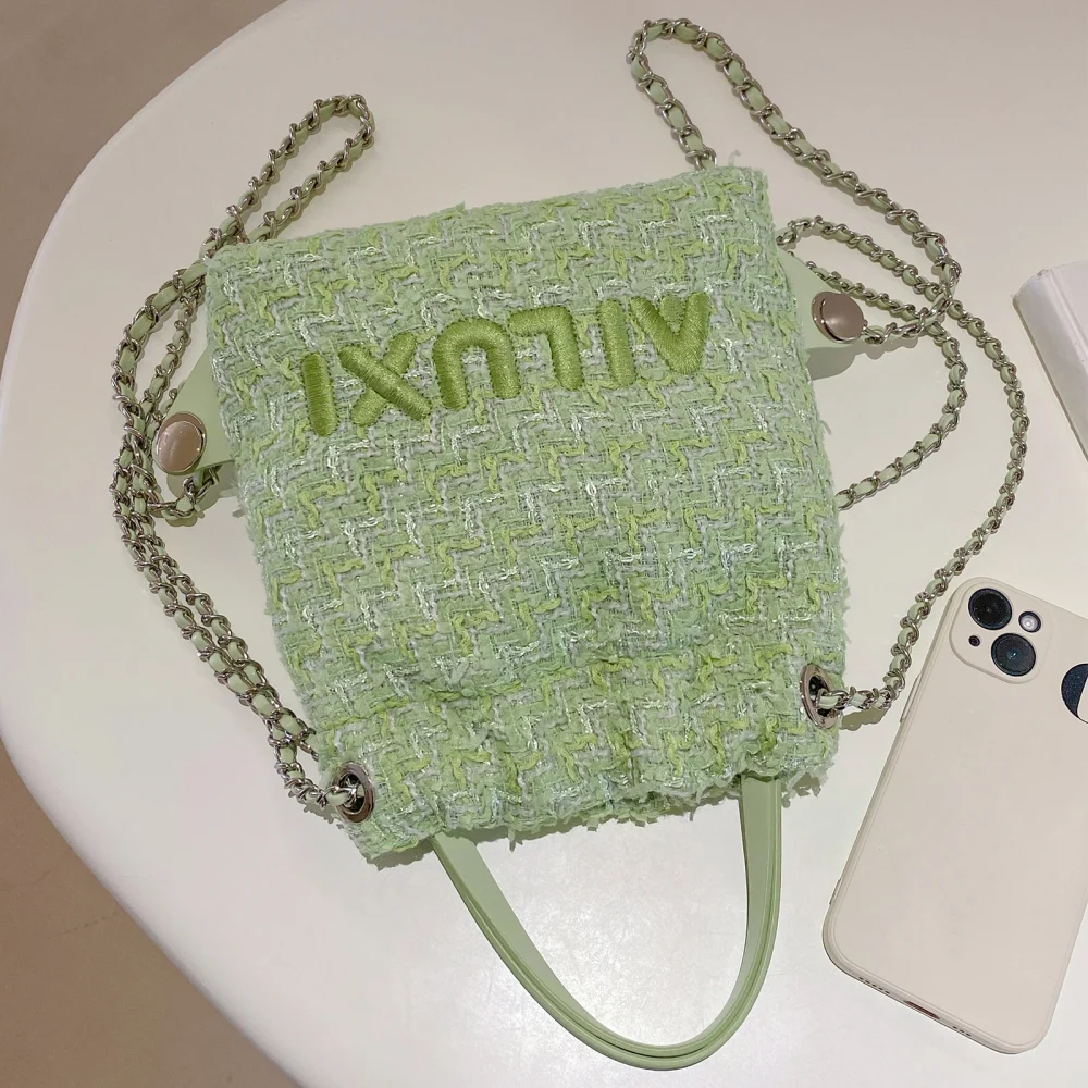 Cute Small Woolen Cloth Backpack - Image 4