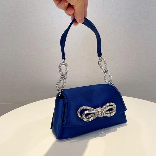 Blue shoulder bag