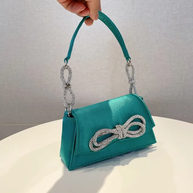 Green shoulder bag