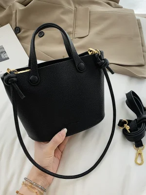 Korean Style Designer cowhide Leather Shoulder Crossbody Bag