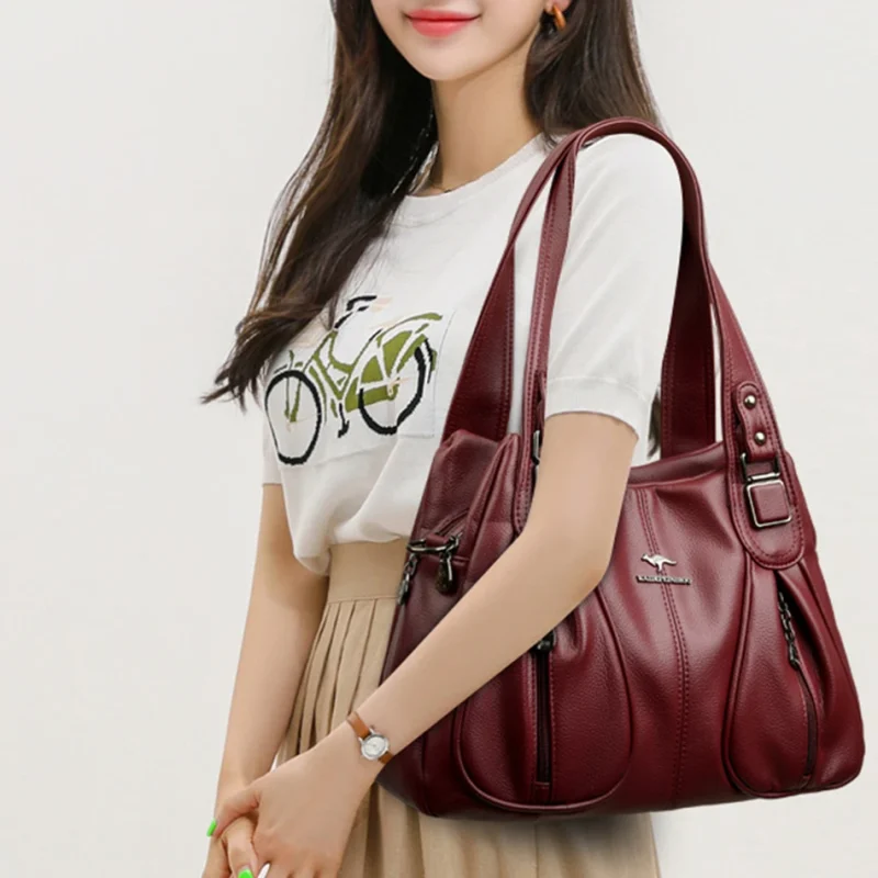 Luxury Vintage Eco Tote: Designer Shoulder Bag - Image 3