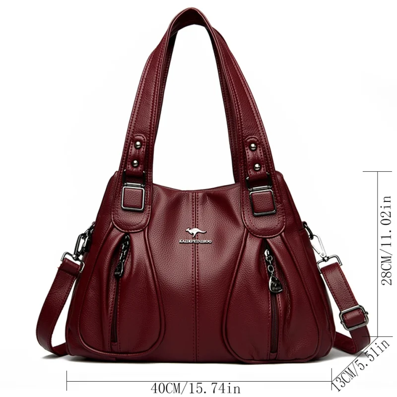 Luxury Vintage Eco Tote: Designer Shoulder Bag - Image 4